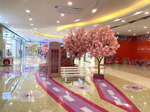 青島齊魯·吾悅廣場(chǎng)春季櫻花長(zhǎng)廊